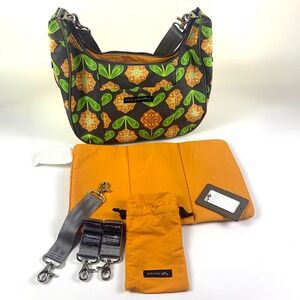 Petunia Pickle Bottom Touring Diaper Bag Santiago Sunset Sling Hobo Tote Pad SEE